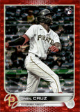 2022 Oneil Cruz Topps Series Two RED FOIL ROOKIE 52/199 RC #537 Pittsburgh Pirates