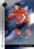 2024-25 John Carlson Upper Deck Ultimate Collection SILVER AUTOGRAPH AUTO #32 Washington Capitals