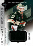 2024-25 Jesper Wallstedt Upper Deck Ultimate Collection ULTIMATE ROOKIES JERSEY 261/499 RC #176 Minnesota Wild