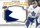 2022-23 Erik Kallgren Upper Deck Premier ROOKIE PATCH-TACULAR CHEST LOGO RC #RPT-EK Toronto Maple Leafs
