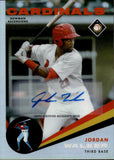 2022 Jordan Walker Bowman Chrome BOWMAN ASCENSIONS AUTOGRAPH 46/100 AUTO #BA-19 St. Louis Cardinals