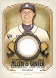 2021 Tarik Skubal Topps Allen & Ginter JERSEY RELIC ROOKIE RC #AGA-TSK Detroit Tigers