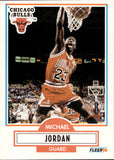 1990-91 Michael Jordan Fleer #26 Chicago Bulls 12