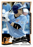 2014 Manny Machado Topps FUTURE STARS SP PHOTO VARIATION #24 Baltimore Orioles