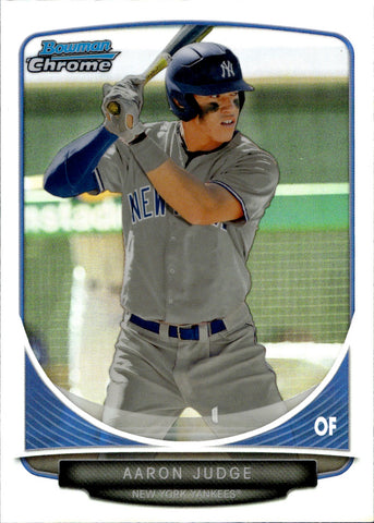 2013 Aaron Judge Bowman Chrome Draft REFRACTOR ROOKIE RC #BDPP19 New York Yankees *NRMT*