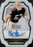 2017 Clay Matthews Panini Select SILVER PRIZM AUTOGRAPH 69/99 AUTO #SP-CM Cleveland Browns