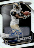 2025 Isaac Bruce Panini Prizm Black SIGNATURES SILVER PRIZM AUTOGRAPH AUTO #139 St. Louis Rams