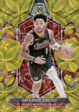 2023-24 Anfernee Simons Panini Mosaic GOLD SCOPE 6/10 #65 Portland Trail Blazers