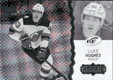 2023-24 Luke Hughes Upper Deck UD ICE GREYSCALE ROOKIE 26/99 RC #127 New Jersey Devils