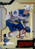 2026-27 Theo Lindstein Upper Deck MVP COLORS & CONTOURS GOLD ROOKIE 35/250 RC #CC-36 St. Louis Blues