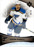 2022-23 Jordan Kyrou Upper Deck Ultimate Collection AUTOGRAPH 6/35 AUTO #23 St. Louis Blues