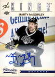 2012-13 Marty McSorley Panini Classics Signatures AUTOGRAPH AUTO #83 Los Angeles Kings 1