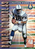 1999 Peyton Manning Donruss Elite POWER FORMULAS 717/3500 #6 Indianapolis Colts