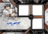 2022 Mike Yastrzemski Topps Museum Collection SIGNATURE SWATCHES TRIPLE RELIC AUTOGRAPH 81/200 AUTO JERSEY #SWTRA-MY San Francisco Giants
