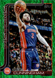 2025-26 Cade Cunningham Topps GREEN HOLO FOIL 3/99 #40 Detroit Pistons