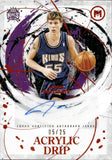 2025-26 Jason Williams Topps Motif ACRYLIC DRIP ORANGE AUTOGRAPH 5/25 AUTO #ADA-JW Sacramento Kings