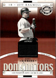 2001 Jeff Bagwell Donruss CLASS OF 2001 DIAMOND DOMINATORS GAME-WORN JERSEY 122/325 #DM-30 Houston Astros
