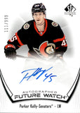 2021-22 Parker Kelly Upper Deck SP Authentic FUTURE WATCH AUTOGRAPH ROOKIE 111/999 AUTO RC #140 Ottawa Senators