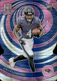 2023 Zay Flowers Panini Spectra NEON PINK DIE-CUT 19/20 #128 Baltimore Ravens