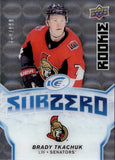 2018-19 Brady Tkachuk Upper Deck Ice SUBZERO ROOKIE 449/999 RC #SZ-49 Ottawa Senators