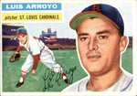 1956 Luis Arroyo Topps ROOKIE RC #64 St. Louis Cardinals BV $12