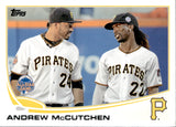 2013 Andrew McCutchen Topps Update ALL-STAR GAME WITH PEDRO ALVAREZ SP PHOTO VARIATION #US35 Pittsburgh Pirates