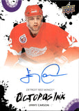 2025-26 Jimmy Carson Upper Deck Detroit Red Wings Centennial OCTOPUS INK AUTOGRAPH AUTO #OI-CA Detroit Red Wings