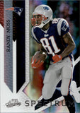 2009 Randy Moss Panini Playoff Absolute Memorabilia SPECTRUM SILVER 10/25 #61 New England Patriots