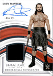 2023 Drew McIntyre Panini Immaculate WWE SHIRT AUTO 46/99 AUTOGRAPH RELIC #MA-DMT Monday Night Raw
