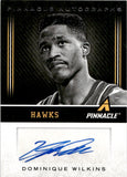 2013-14 Dominique Wilkins Panini Pinnacle AUTOGRAPH AUTO #64 Atlanta Hawks