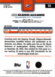 2025-26 Shai Gilgeous-Alexander Topps Chrome NEGATIVE REFRACTOR #10 Oklahoma City Thunder