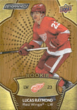 2023-24 Lucas Raymond Upper Deck Engrained 2021-22 ROOKIES OAK 282/299 RC #197 Detroit Red Wings