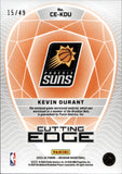 2023-24 Kevin Durant Panini Obsidian CUTTING EDGE MATERIAL PURPLE FLOOD 15/49 JERSEY #CE-KDU Phoenix Suns