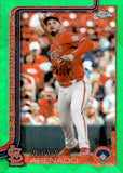 2025 Nolan Arenado Topps Chrome Logofractor GREEN REFRACTOR 34/99 #14 St. Louis Cardinals