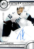 2023-24 Tye Kartye Upper Deck SP Authentic FUTURE WATCH AUTOGRAPH ROOKIE 612/999 AUTO RC #127 Seattle Kraken