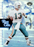 1997 Dan Marino Karim Abdul-Jabbar Donruss Leaf RUN & GUN 1519/3500 #1 Miami Dolphins