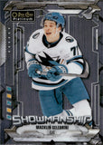 2024-25 Macklin Celebrini O-Pee-Chee OPC Platinum SHOWMANSHIP ROOKIE RC #S-8 San Jose Sharks