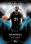 2023-24 Kevin Garnett Topps Midnight NIGHTBALL 19/25 #NB-14 Minnesota Timberwolves HOF