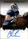 2008 Chris Long Upper Deck Exquisite Collection ROOKIE SIGNATURES AUTOGRAPH 59/150 RC AUTO #122 St. Louis Rams