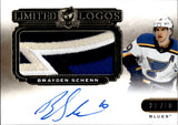 2020-21 Brayden Schenn Upper Deck The Cup LIMITED LOGOS AUTOGRAPH PATCH 29/50 AUTO #LL-BS St. Louis Blues