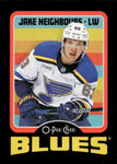 2024-25 Jake Neighbours O-Pee-Chee RETRO BLACK BORDER 062/100 #327 St. Louis Blues