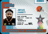 2024 Myles Garrett Panini Contenders LICENSE TO DOMINATE #29 Cleveland Browns