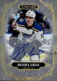 2020-21 Brayden Schenn Upper Deck Stature AUTOGRAPH AUTO #59 St. Louis Blues