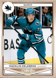 2024-25 Macklin Celebrini Upper Deck SERIES TWO O-PEE-CHEE GLOSSY ROOKIE RC #OPC-34 San Jose Sharks 1