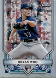 2024 Bryan Woo Bowman Sterling ROOKIE REFRACTOR 169/199 RC #BSR-21 Seattle Mariners
