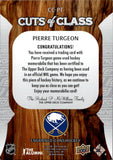 2024-25 Pierre Turgeon Upper Deck Engrained Icons CUTS OF CLASS GAME-USED STICK #CC-PT Buffalo Sabres
