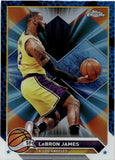 2023-24 Lebron James Topps Chrome BLUE REFRACTOR #23 Los Angeles Lakers