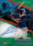 2021 Blaze Jordan Bowman's Best BEST OF 2021 GREEN REFRACTOR AUTOGRAPH 10/99 AUTO #B21-BJ Boston Red Sox