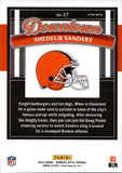 2025 Shedeur Sanders Panini Donruss Optic DOWNTOWN ROOKIE RC #17 Cleveland Browns