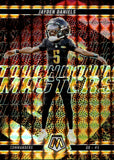 2025 Jayden Daniels Panini Mosaic TOUCHDOWN MASTERS REACTIVE YELLOW PRIZM 82/89 #7 Washington Commanders